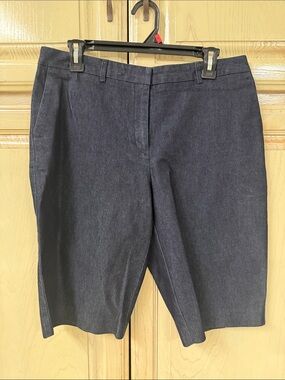 Josephine Chaus Dark Navy Bermuda Shorts